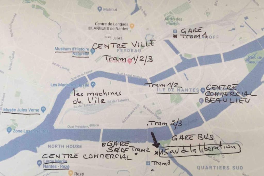 Nantes. 3p. Box Gratuit. 1 à 6 Pers. Linge Fourni Appartement *